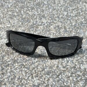 VTG Oakley Fives Squared (4+1)2 12-967 Black Wrap Sunglasses 54-19 FRAMES USA